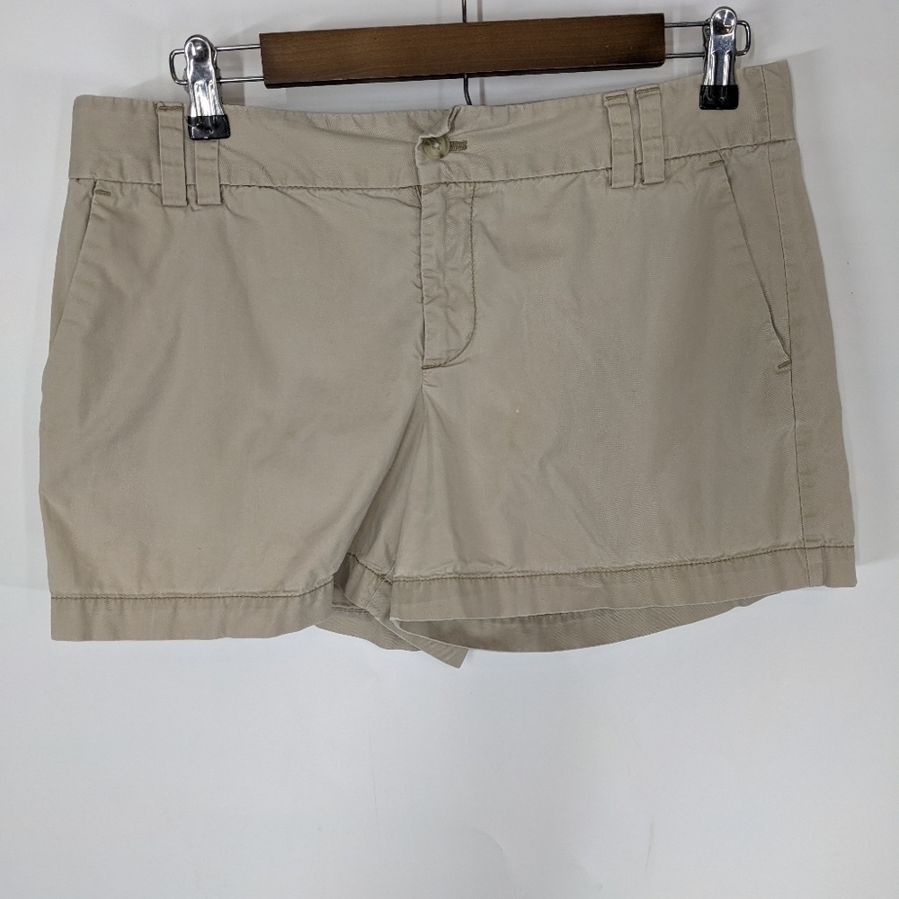 LOFT Flat Front Chino Shorts